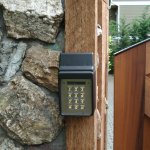 keypad for home driveway entry gate