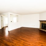 hardwood flooring in a room