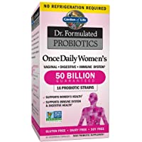 Garden of Life Dr. Formulated Once Daily Women’s Shelf Stable Probiotics 16 Strains, 50 Billion CFU Guaranteed Potency…