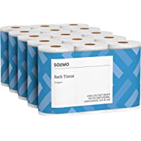 Amazon Brand - Solimo 2-Ply Toilet Paper, 6 Count (Pack of 5)