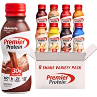 Premier Protein Shake, 8 Flavor Variety Pack, 30g Protein, 1g Sugar, 24 Vitamins & Minerals, Nutrients to Support Immune…