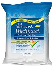 T.N. Dickinson's Witch Hazel New Soothing MultiUse Cleansing Cloth, Clear, 25 C