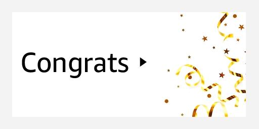 Congratulations gift cards