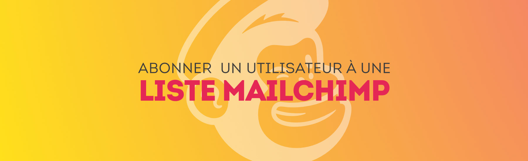 Inscrire un utilisateur WordPress dans MailChimp via l'API 3.0