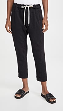 Bassike - Slub Rib Relaxed Pants