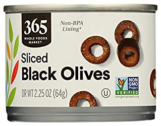 365 by Whole Foods Market, Black Olives, Medium - Sliced, DR WT 2.25 Ounce