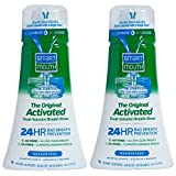 SmartMouth Original Activated Mouthwash for 24 Hour Bad Breath Protection, Fresh Mint, 16 fl oz, 2 Pack…