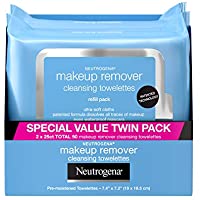 Neutrogena Makeup Remover Cleansing Face Wipes, Daily Cleansing Facial Towelettes to Remove Waterproof Makeup and...