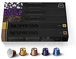 50 NESPRESSO CAPSULAS DE CAFÉ (10 x VOLLUTO, 10 x ROMA, 10 x COSI, 10 x VIVALTO LUNGO, 10 x ARPEGGIO)