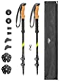 Cascade Mountain Tech Trekking Poles - Carbon Fiber Walking or Hiking Sticks with Quick Adjustable Locks (Set of 2)