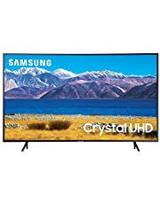 SAMSUNG 55-inch Class Curved UHD TU-8300 Series - 4K UHD HDR Smart TV With Alexa Built-in (UN55TU8300FXZA, 2020 Model)