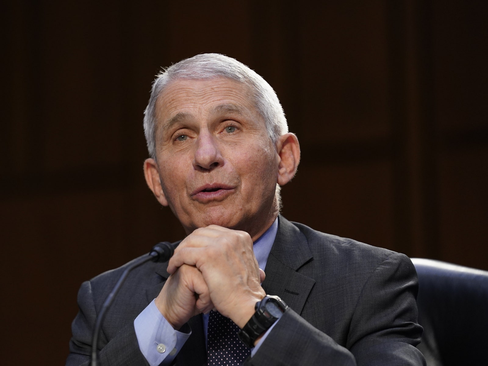 Dr. Fauci speaking at Senate Committee hearing