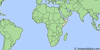 Location of Mogadishu