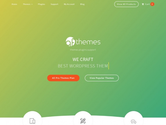 Homepage von AF themes