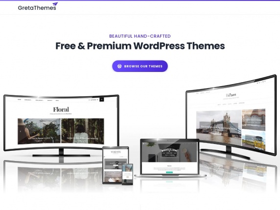 Homepage von GretaThemes