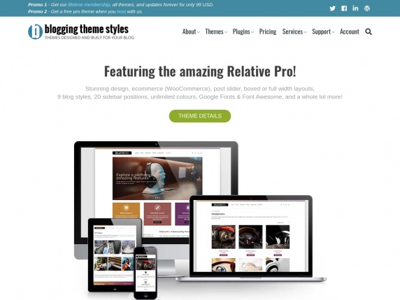 Blogging Theme Styles Startseite