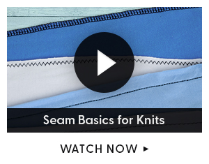 Seam basics for knits