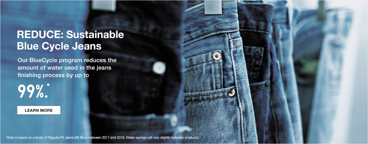 REDUCE: Sustainable Blue Cycle Jeans