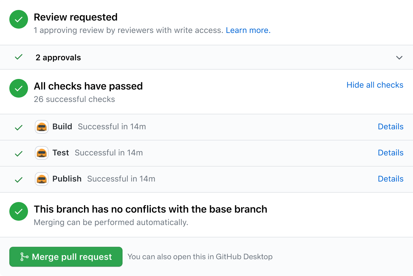 Merge pull request on GitHub