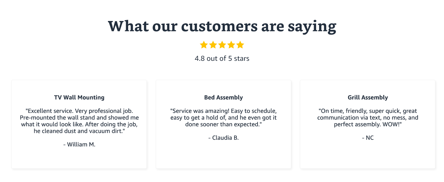 What our customers are saying