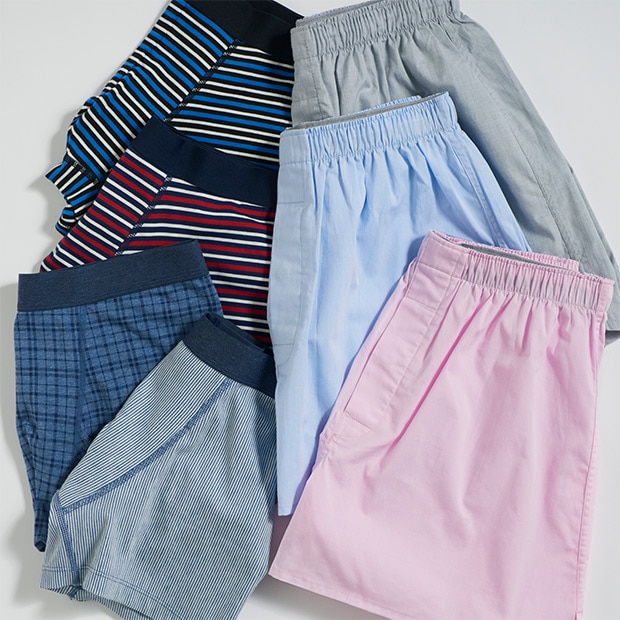 DESIGNED FOR COMFORT: MENS BOXERS & SOCKS