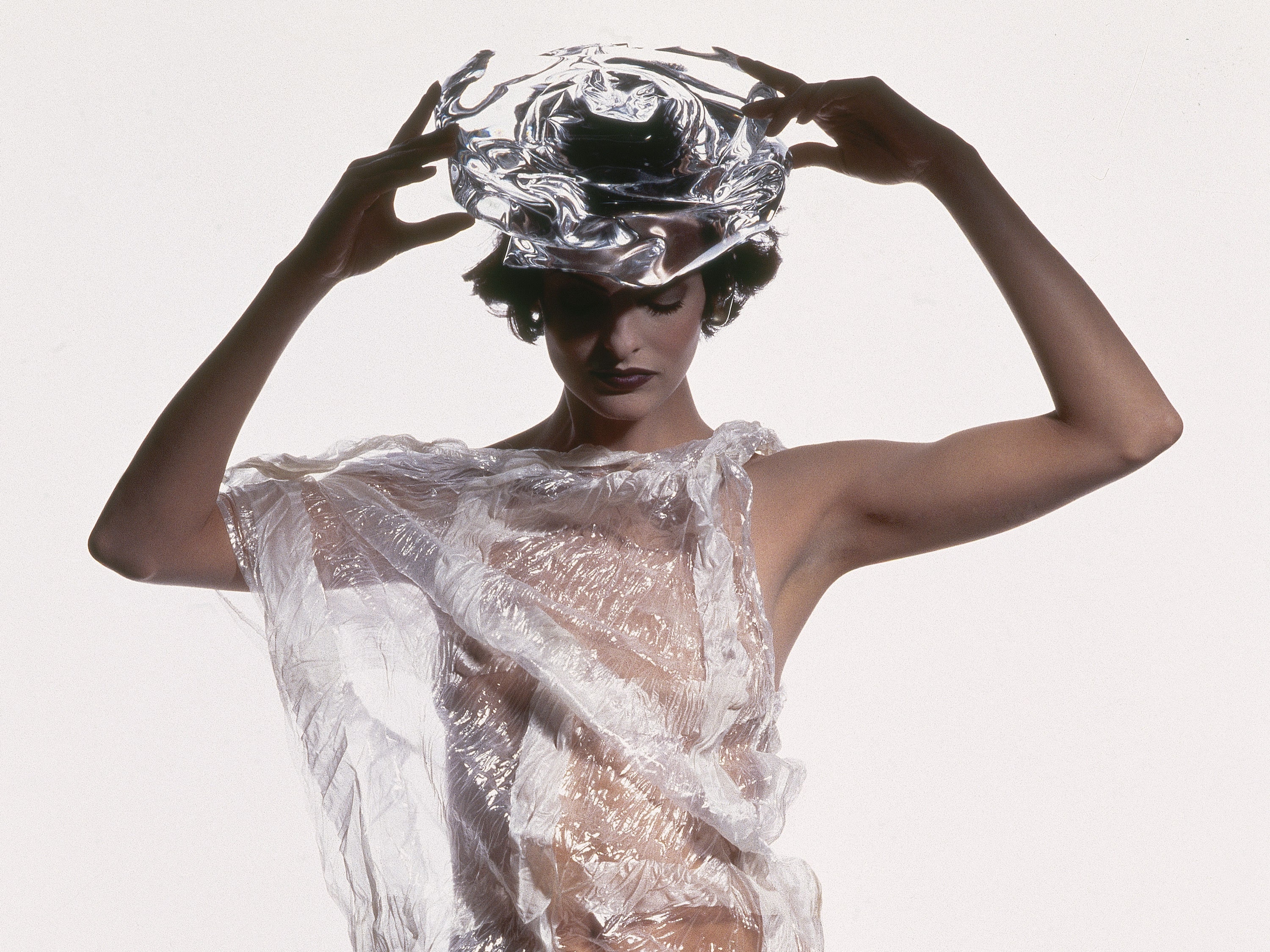 This image may contain Aluminium Foil Human Person Helmet Clothing Apparel and Blouse