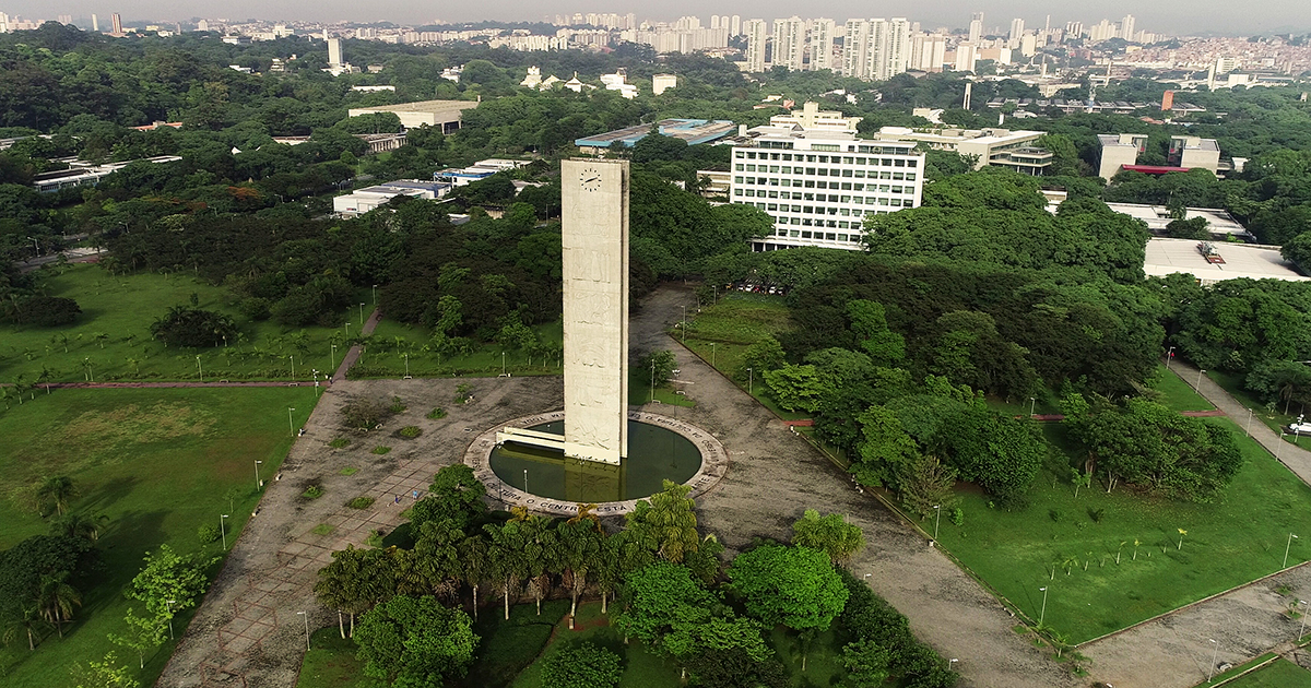 Praça do Relógio, na Universidade de São Paulo - Foto: George Campos / USP Imagens