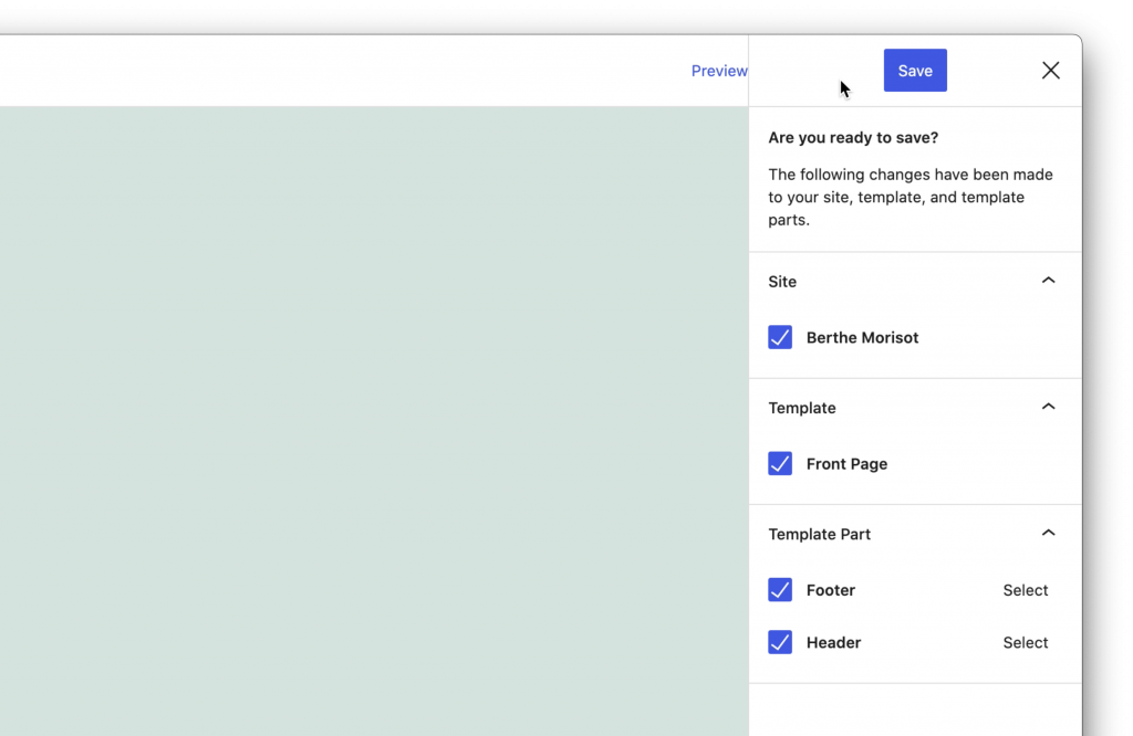 Update design flow with checks for every element that has been modified