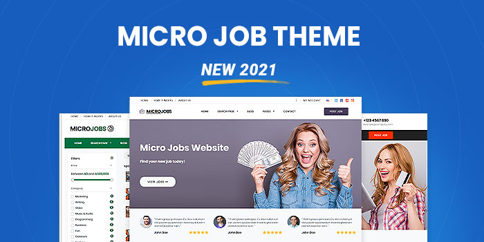 Micro Jobs Theme - Setup a website like Fiverr today *New 2021* - Cover Image