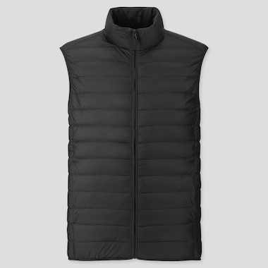 Men Ultra Light Down Vest, Black, Medium