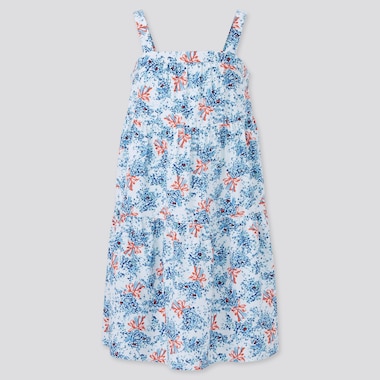 Girls Paul & Joe Camisole Dress, Blue, Medium