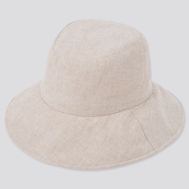 Women Uv Protection Adjustable Wide-Brim Hat, Beige, Medium