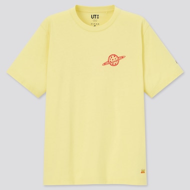 Pixar Films Ut (Short-Sleeve Graphic T-Shirt), Yellow, Medium