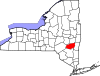 State map highlighting Greene County