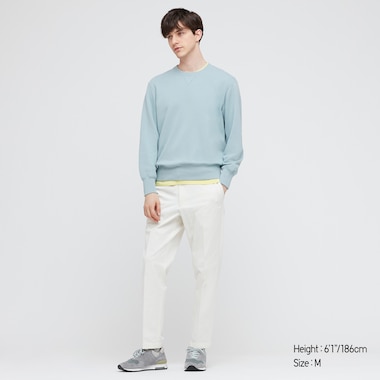 Long-Sleeve Sweatshirt, Light Blue, Medium