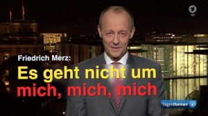 Friedrich Merz in den Tagesthemen