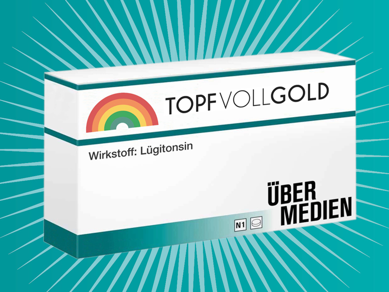 Packung "Topf voll Gold" mit Wirkung Lügitonsin