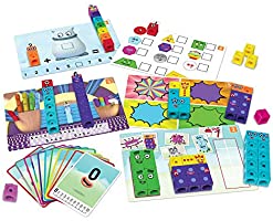 Learning Resources LSP0949-UK Numberblocks MathLink Cubes 1-10 Activity Set, Early Years Maths Learning, Build, Learn &...