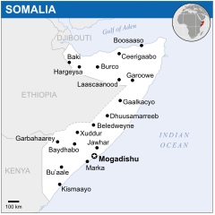 Mapa Somalii