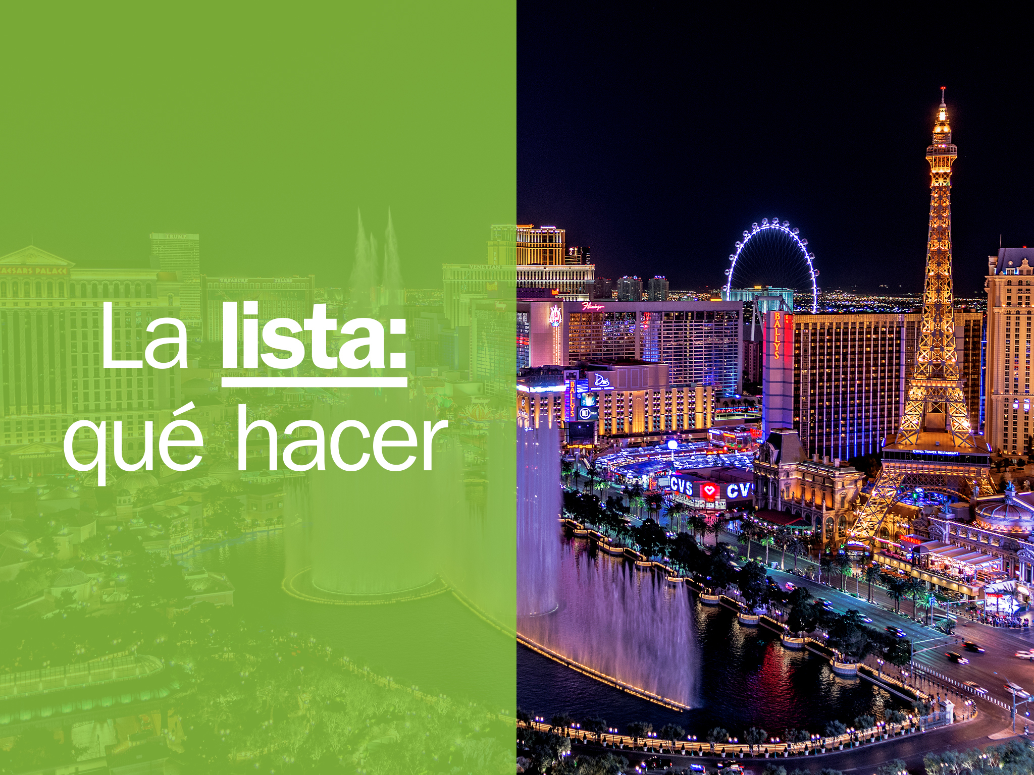 que hacer las vegas