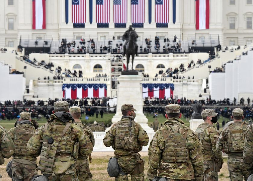 Heavily Guarded Nation's Capital Hosts Presidential Inauguration