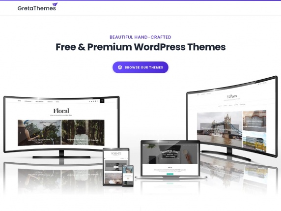 GretaThemes homepage