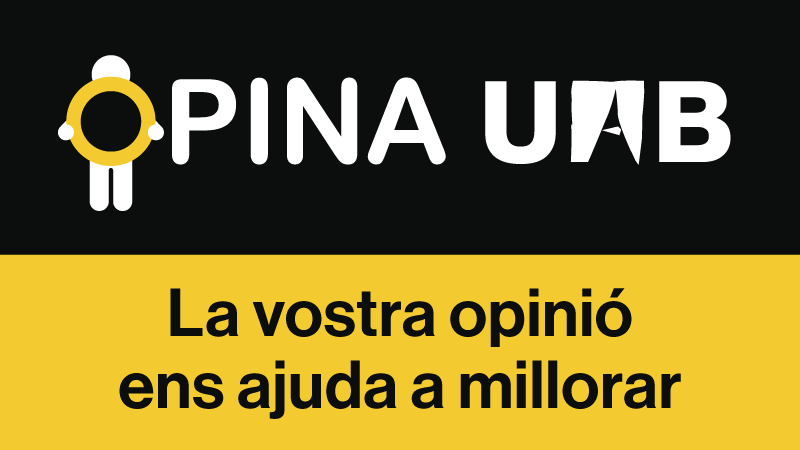 Digues la teva opinió a Opina UAB: suggeriments, queixes i felicitacions