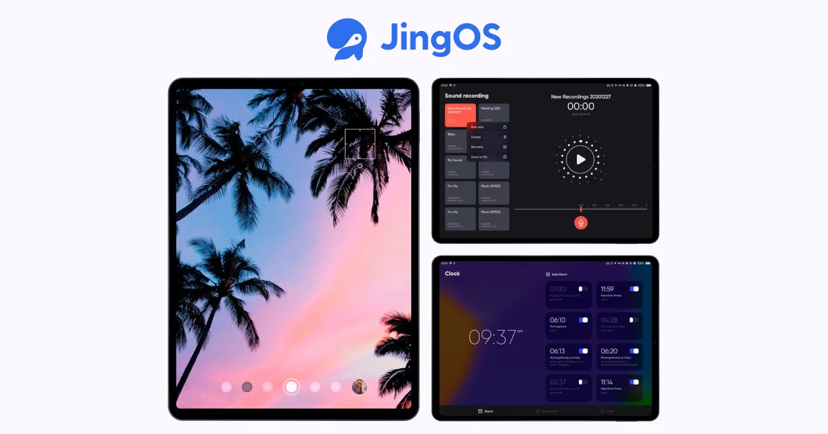 Το JingOS βάζει δυναμικά το Linux στα tablets