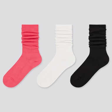 Girls Regular Socks (3 Pairs), Pink, Medium