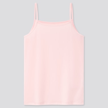 Girls Airism Cotton Blend Camisole, Pink, Medium