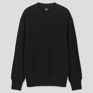 Men Long-Sleeve Sweatshirt, Black, Medium