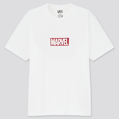 Marvel Essentials Ut (Short-Sleeve Graphic T-Shirt), White, Medium