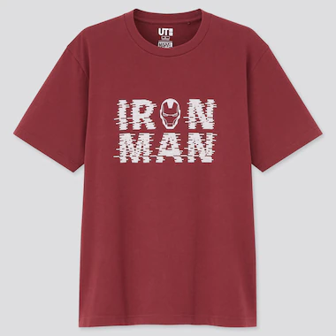 Marvel Essentials Ut (Short-Sleeve Graphic T-Shirt), Wine, Medium