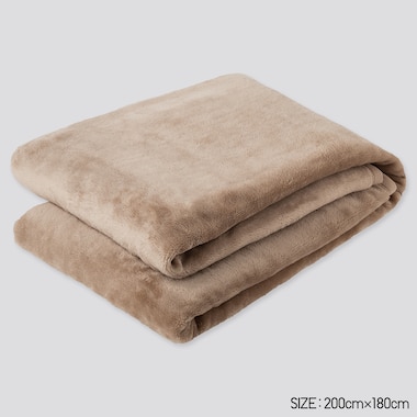 Heattech Full-Size Blanket (Online Exclusive), Beige, Medium